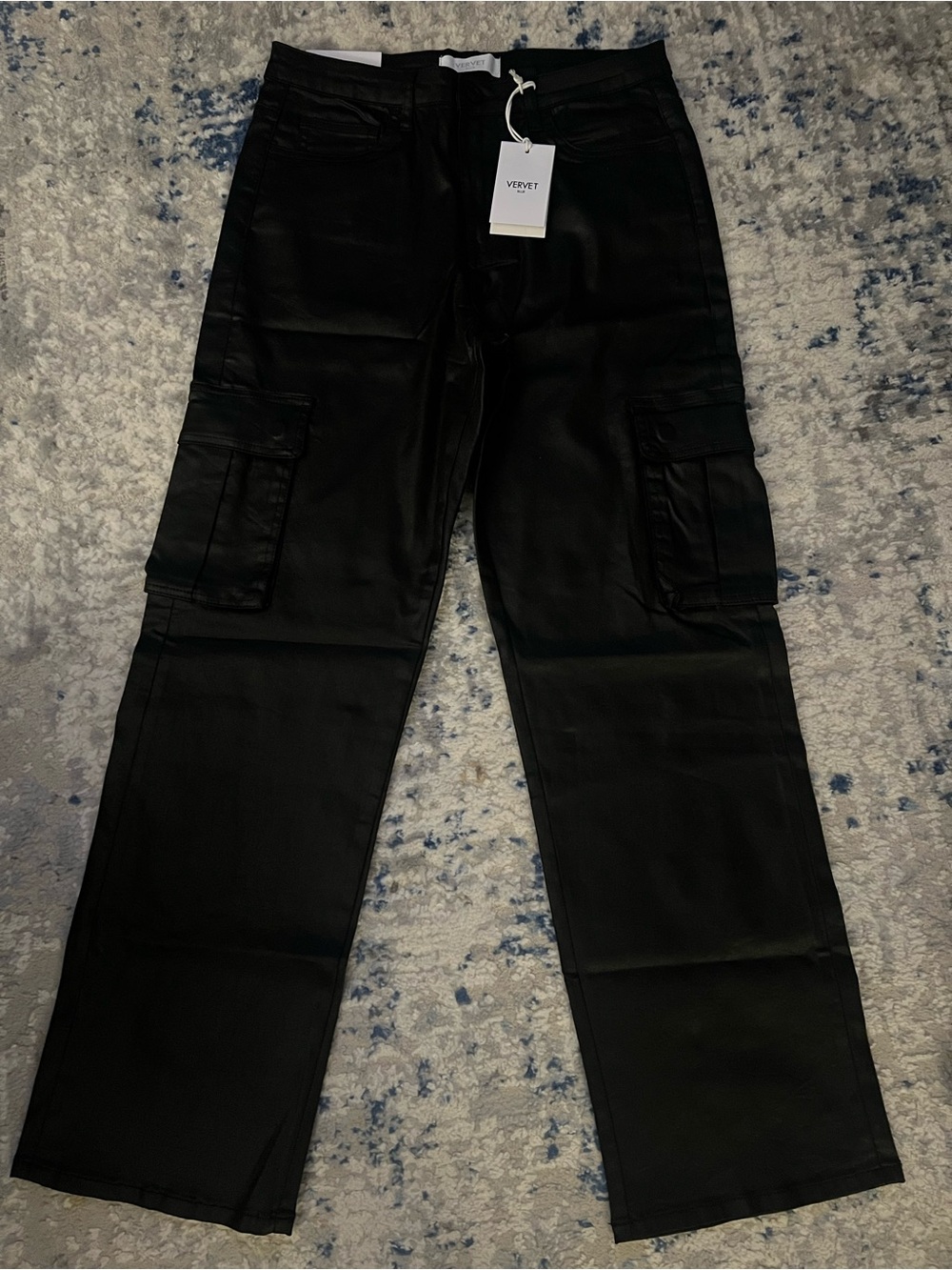 VERVET Black  Cargo Jeans
